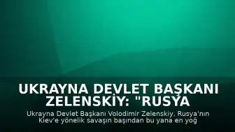 Ukrayna Devlet Başkanı Zelenskiy: "Rusya bu gece Kiev'e yönelik en yoğun balistik füze saldırılarından birini düzenledi"