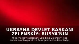 Ukrayna Devlet Başkanı Zelenskiy: Rusya'nın hava saldırılarında 6 kişi hayatını kaybetti