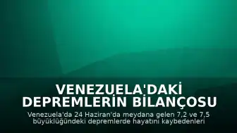 Venezuela'daki Depremlerin Bilançosu Ağırlaşıyor: Can Kaybı 2 Bin 954'e Ulaştı