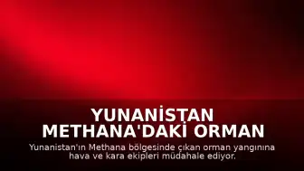 Yunanistan Methana'daki Orman Yangını Nedeniyle 112 Üzerinden Uyarı Mesajı Gönderdi