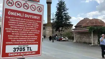 Bolu'da İzzet Baysal Caddesi'nde Scooter ve Motosiklet Yasağına Uymayanlara Ceza Kesiliyor