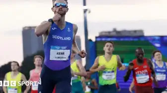 Josh Kerr, Commonwealth Oyunlari'nda Erkekler Mil Yarisi'nda Altin Madalya Kazandi