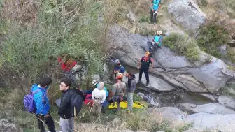 Kayseri'de Yürüyüş Yaparken Kayalıklardan Düşen Kişi 3 Saatte Kurtarıldı