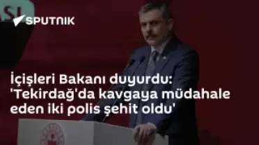 İçişleri Bakanlığı Duyurdu: Tekirdağ'da Görev Yapan İki Polis Memuru Şehit Oldu