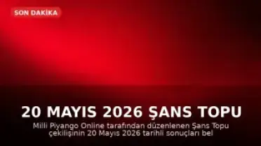 20 Mayıs 2026 Şans Topu Çekiliş Sonuçları Açıklandı