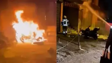 Beyoğlu'nda Motosiklet Kundaklama Anı Kamerada: 'Gaza Basma' Tartışması Şüpheliyi Ele Verdi