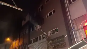 Bursa'da Tekstil Atölyesinde Yangın: Yaralı Yok
