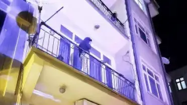 Eski Sevgilisinin Evini Bastığı Kadın, Çocuğunu Kurtarmak İçin Balkondan Atladi