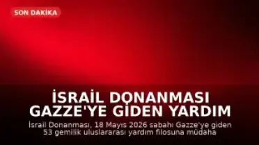 İsrail Donanması Gazze'ye Giden Yardım Konvoyuna Müdahale Etti