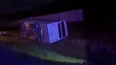 Malatya-Kayseri Karayolunda Midibüs Devrildi: 27 Taraftar Yaralandı