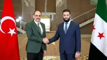 MİT Başkanı İbrahim Kalın, Suriye Devlet Başkanı Ahmed eş-Şara ile Görüştü