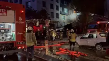 Şişli'de İş Yerinde Çıkan Yangın Söndürüldü