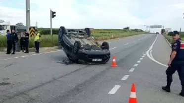 Tekirdağ'da Trafik Kazası: 1 Yaralı