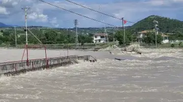 Tokat'ın Erbaa İlçesinde Tarım Arazileri Su Baskınına Uğradı