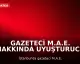 Gazeteci M.A.E. Hakkında Uyuşturucu ve Cinsel Saldırı Suçlamalarıyla İddianame Hazırlandı