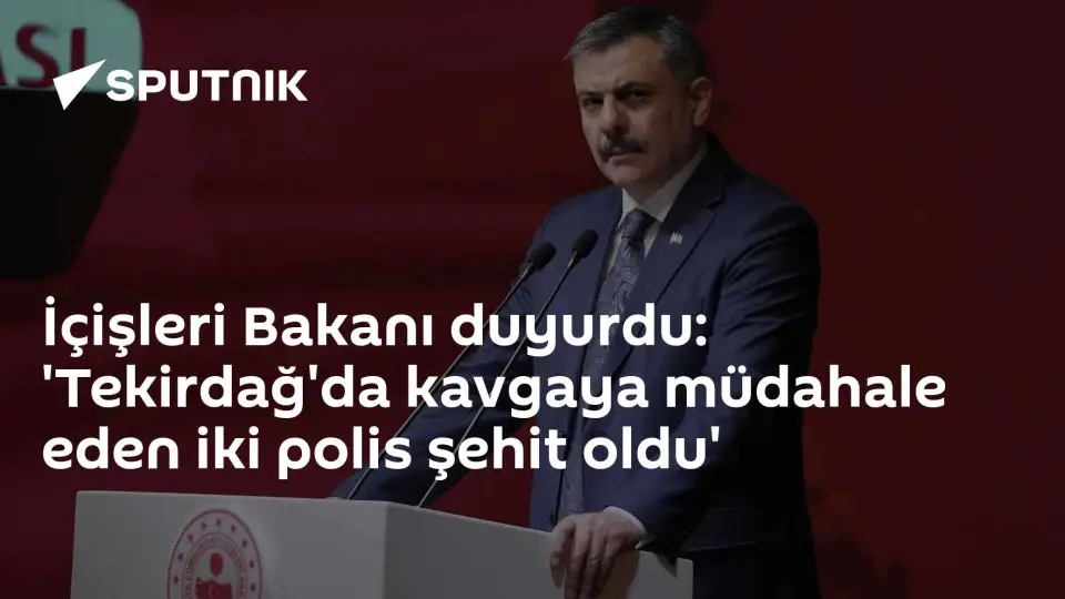 İçişleri Bakanlığı Duyurdu: Tekirdağ'da Görev Yapan İki Polis Memuru Şehit Oldu