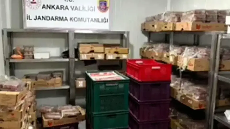 Ankara'da 40 Ton Kaçak Et Operasyonu