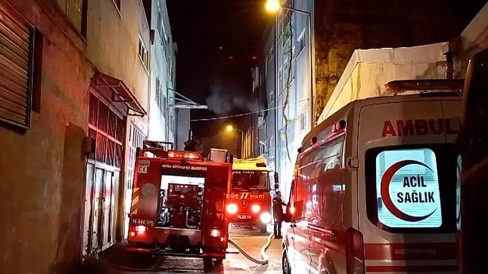 Bursa'da Tekstil Atölyesinde Yangın: Yaralı Yok
