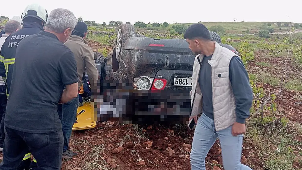Mardin'de Trafik Kazası: 1 Kişi Hayatını Kaybetti, 2 Kişi Yaralandı
