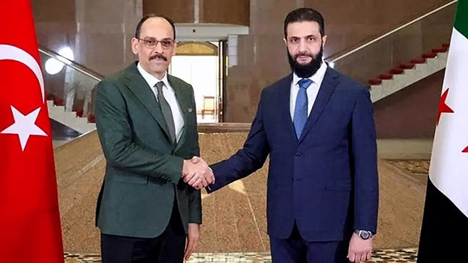MİT Başkanı İbrahim Kalın, Şam'da Suriye Devlet Başkanı Ahmed eş-Şara ile Görüştü