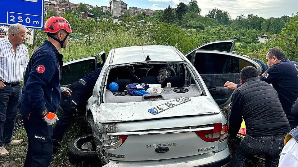Zonguldak'ta Trafik Kazası: 5 Yaralı