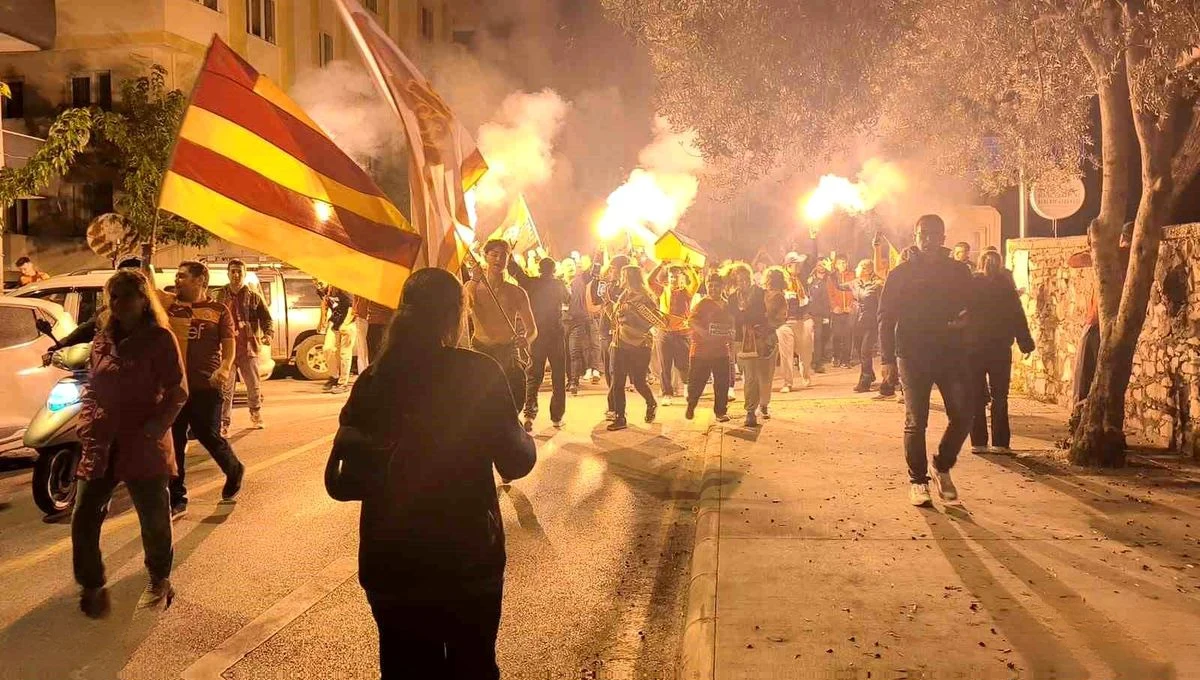 Galatasaray'ın Şampiyonluğu Muğla'da Coşkuyla Kutlandı