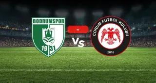 Bodrumspor ve Çorum FK Maçı Berabere Tamamlandı