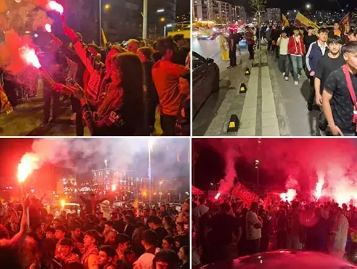 Galatasaray, Süper Lig'de 26. Şampiyonluğunu Taraftarlarla Kutladı