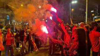 Galatasaray Taraftarları Zonguldak'ta Şampiyonluğu Kutladı