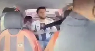 Gaziantep'te taksi şoförünü rehin alan silahlı saldırgan, şoförün müdahalesiyle yakalandı