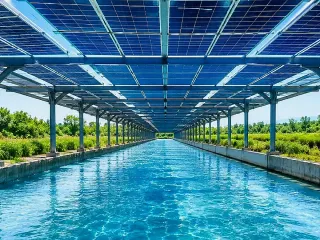Güneş Panelleri Sulama Kanallarını Kaplıyor: Elektrik Üretimi ve Su Tasarrufu Bir Arada