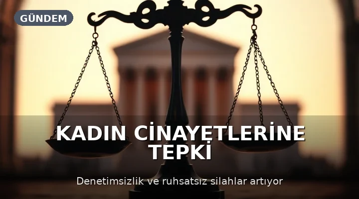 İlk 4 Ayda 54 Kadın Silahla Katledildi: Denetim Eksikliği ve Ruhsatsız Silahlar Vurgulandı