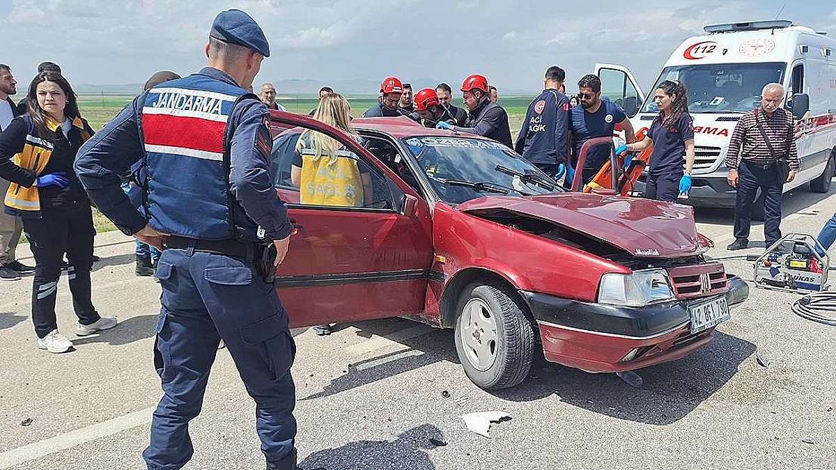 Konya'da Trafik Kazası: 5 Yaralı