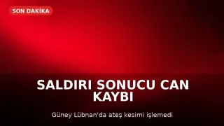 Lübnan Sağlık Bakanlığı: 'İsrail saldırılarında iki paramedik hayatını kaybetti'