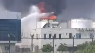 Mersin'deki Biyodizel Üretim Tesisinde Yangın