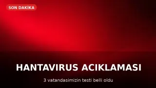 Sağlık Bakanlığı'ndan Hantavirüs Açıklaması: Test Sonuçları Negatif Çıktı