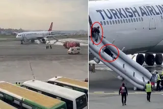 THY uçağında iniş sırasında yangın paniği: Yolcular tahliye edildi