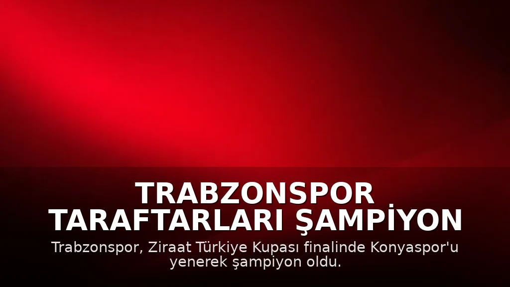 Trabzonspor Taraftarları Şampiyon Takımlarını Havalimanında Coşkuyla Karşıladı